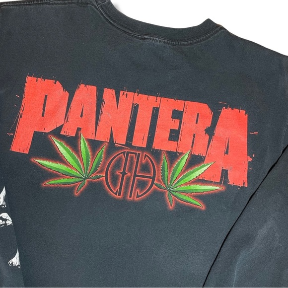Rare Vintage 90s Pantera Long Sleeve Band Tee - Picture 4 of 8